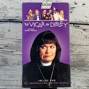 BBC The Vicar of Dibley Volume Two VHS Tape‎ Starring Dawn French Comedy
